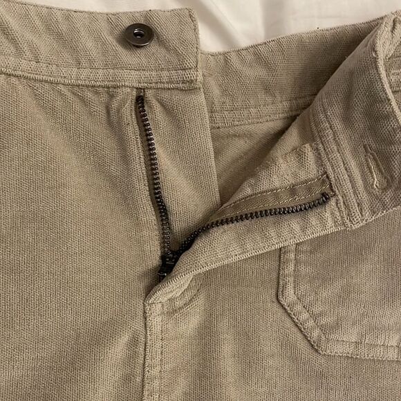 Merrell Tan Khaki Corduroy Straight Short Skirt Womens 6 Casual - Picture 7 of 11